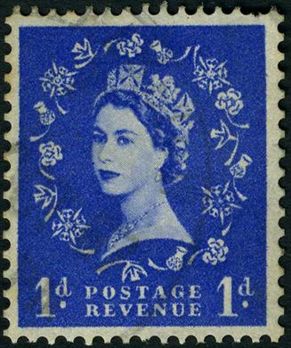 Reino Unido - 1953 - Definitivos Wilding - 1D