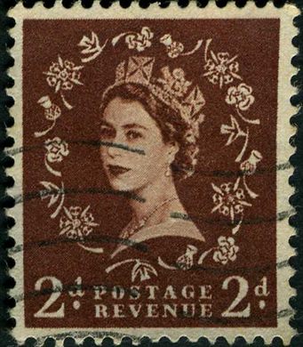 Reino Unido - 1953 - Definitivos Wilding - 2D