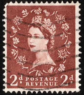 Reino Unido - 1953 - Definitivos Wilding - 2D