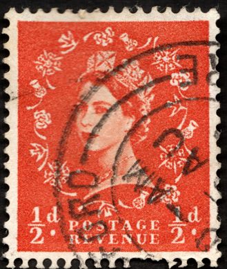 Reino Unido - 1953 - Definitivos Wilding - 0.5D