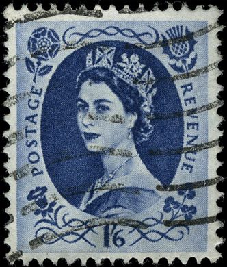 Reino Unido - 1954 - Definitivos Wilding - 1S6D