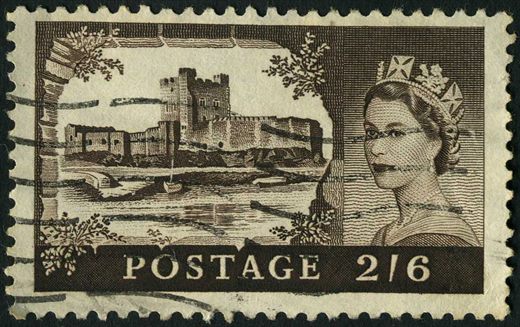 Reino Unido - 1955 - Castles - Carrickfergus Castle - 2S6D