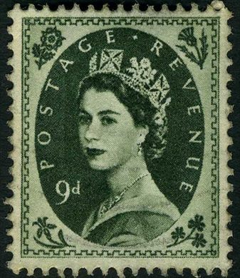 Reino Unido - 1955 - Definitivos Wilding - 9D