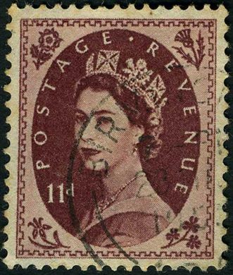 Reino Unido - 1955 - Definitivos Wilding - 11D
