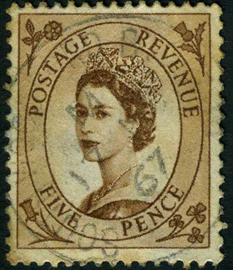 Reino Unido - 1958 - Definitivos Wilding - 5D