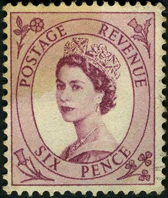 Reino Unido - 1958 - Definitivos Wilding - 6D