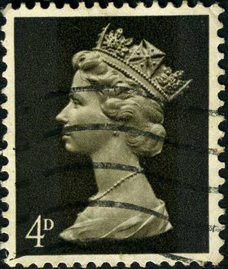 Reino Unido - 1968 - Definitivos Machin - 4D