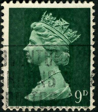 Reino Unido - 1968 - Definitivos Machin - 9D