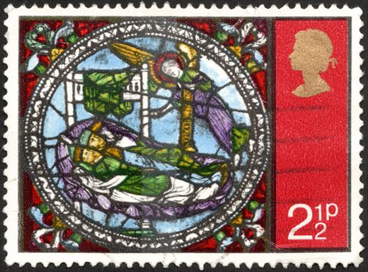 Reino Unido - 1971 - Natal Vitrais - 2.5P