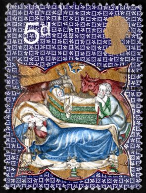 Reino Unido - 1971 - Natal Vitrais - 5D
