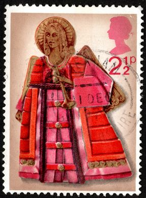 Reino Unido - 1972 - Natal Anjos - 2.5P