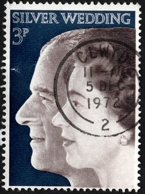 Reino Unido - 1972 - Bodas de Prata - 3P