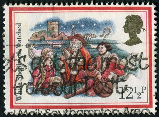 Reino Unido - 1982 - Natal - While Shepherds Watched - 12.5p