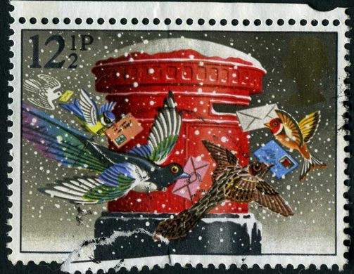 Reino Unido - 1983 - Natal - Marco do Correio - 12.5p