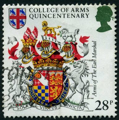 Reino Unido - 1984 - Heraldica College of Arms Arms of The Earl Marshal - 28P