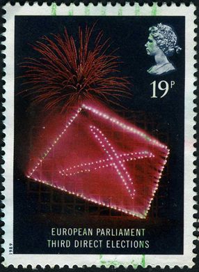 Reino Unido - 1989 - Parlamento Europeu Terceiras Eleicoes - 19P