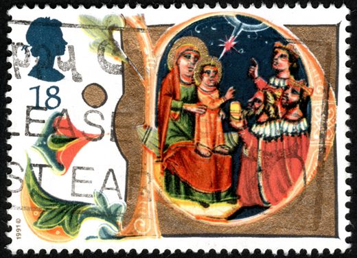 Reino Unido - 1991 - Natal Letras Iluminadas - 18P