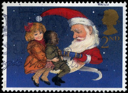 Reino Unido - 1997 - Natal - Pai Natal na Lua - 2nd