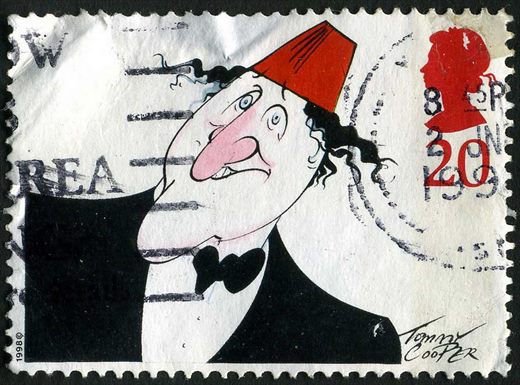 Reino Unido - 1998 - Comediantes - Tommy Cooper - 20p