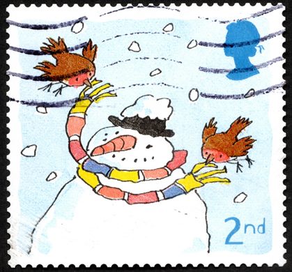 Reino Unido - 2001 - Natal Robins Boneco de Neve - 2nd