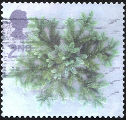 Reino Unido - 2002 - Natal Coroa de Abeto - 2nd