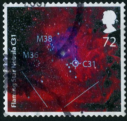 Reino Unido - 2007 - The Sky at Night Flaming Star Nebula C31 - 72P