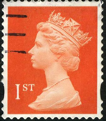 Reino Unido - Sem Data - Rainha Isabel II Machin - 1ST