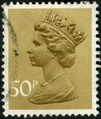 Reino Unido - Sem Data - Machin - 50P