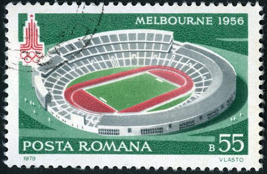 Romenia - 1956 - Jogos Olimpicos Melbourne Estadio - 55B