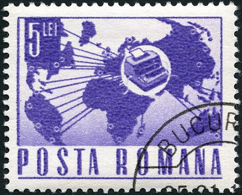 Romenia - 1967 - Transportes e Comunicacoes - 5L