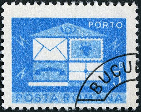 Romenia - 1974 - Porto Carta e Selo - Sem Valor