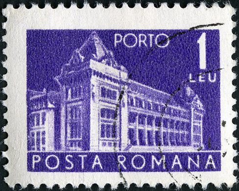 Romenia - 1982 - Porto Palacio dos Correios - 1L