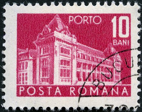 Romenia - 1982 - Porto Palacio dos Correios - 10Bani