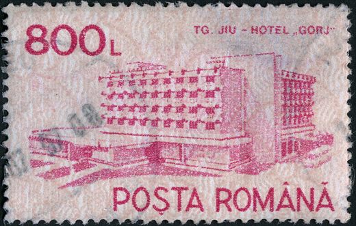 Romenia - 1991 - Hoteis Tg Jiu Hotel Gorj - 800L