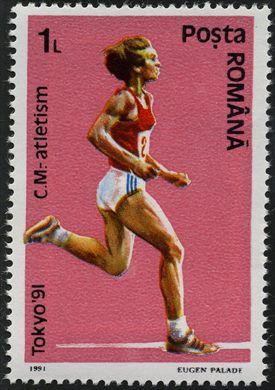 Romenia - 1991 - Campeonato Mundial Atletismo Toquio - 1L