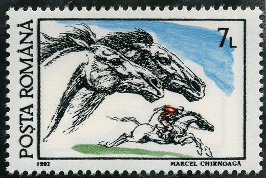 Romenia - 1992 - Cavalos Marcel Chirnoaga - 7L
