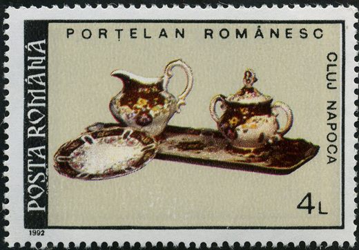 Romenia - 1992 - Portelan Romanesc Cluj Napoca - 4L