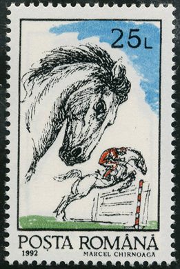 Romenia - 1992 - Cavalos - 25L
