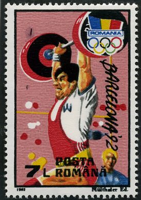 Romenia - 1992 - Jogos Olimpicos Barcelona - 7L