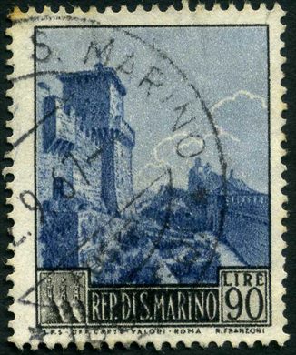 Sao Marino - 1949 - Paisagens Torre - 90L