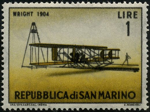 Sao Marino - 1962 - Pioneiros da Aviacao Wright - 1L