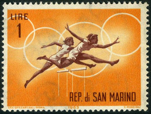 Sao Marino - 1963 - Jogos Olimpicos Atletismo - 1L