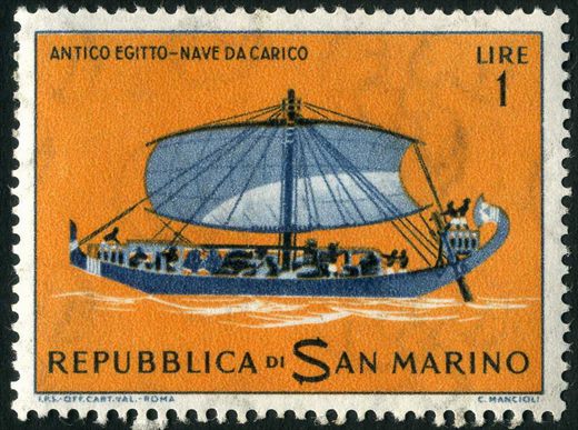 Sao Marino - 1963 - Navios Antico Egitto Nave da Carico - 1L