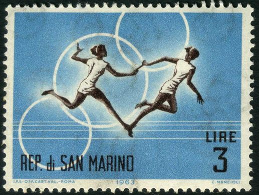Sao Marino - 1964 - Jogos Olimpicos Toquio - 3L