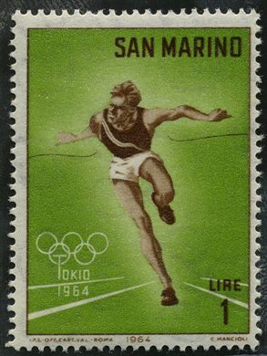 Sao Marino - 1964 - Jogos Olimpicos Toquio - 4L