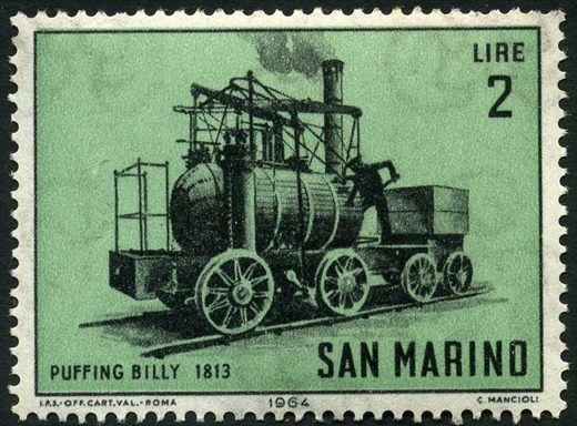Sao Marino - 1964 - Locomotivas Puffing Billy - 2L