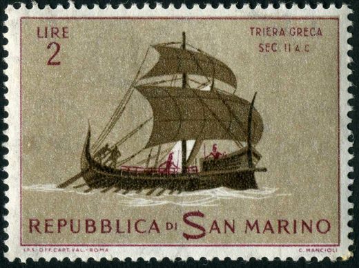 Sao Marino - Sem Data - Navio a Vela - 2L