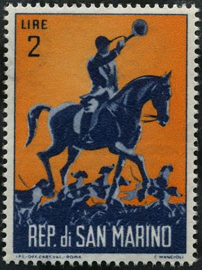 Sao Marino - Sem Data - Estatua Equestre - 2L