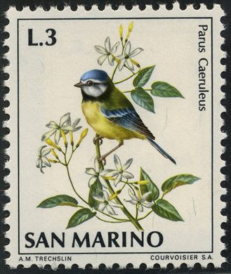 Sao Marino - Sem Data - Aves - 3L