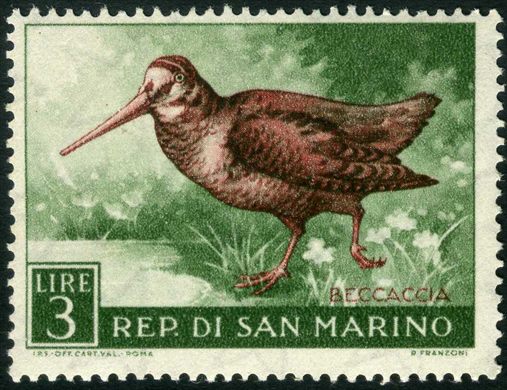Sao Marino - Sem Data - Aves - 3L